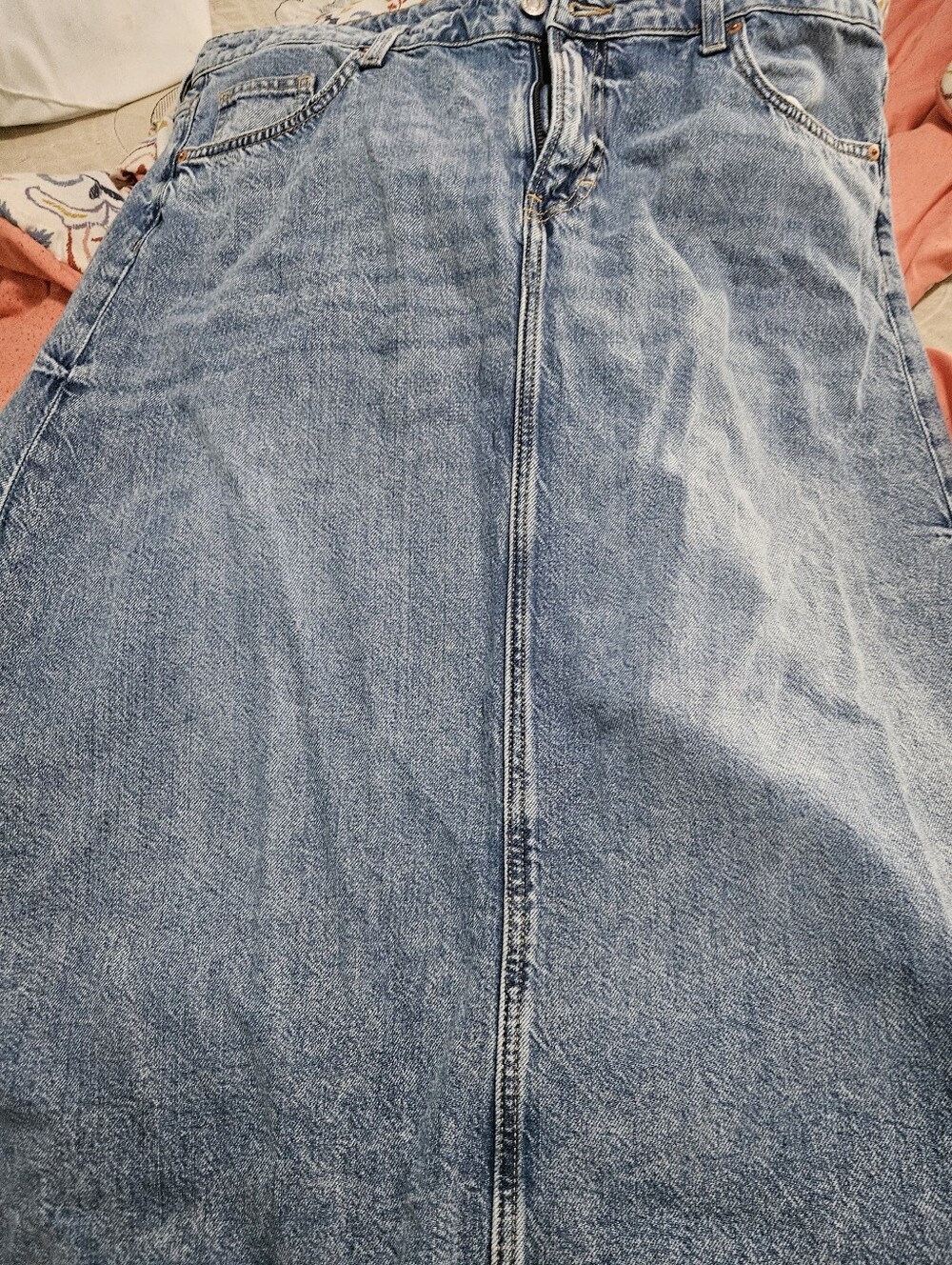 Classic Light Blue Women's Denim Jeans Skirt